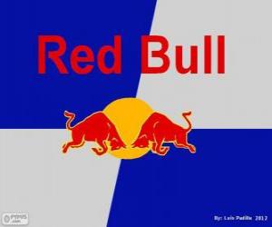 пазл Red Bull логотип